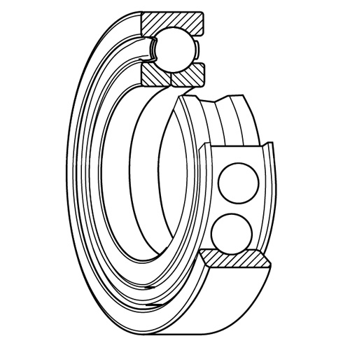Four Point Contact Ball Bearing